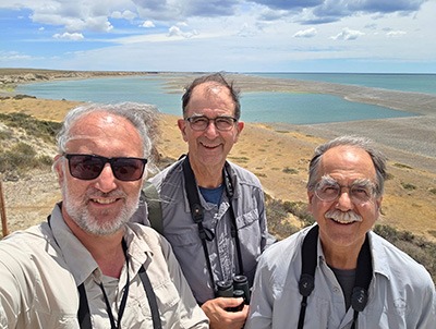 Birding with Francis and John in Península Valdés.